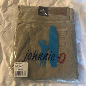 Johnnie-o new still in bag corduroy pants